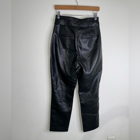 Babaton Vegan Leather Belted Pant - Picture 6 of 11